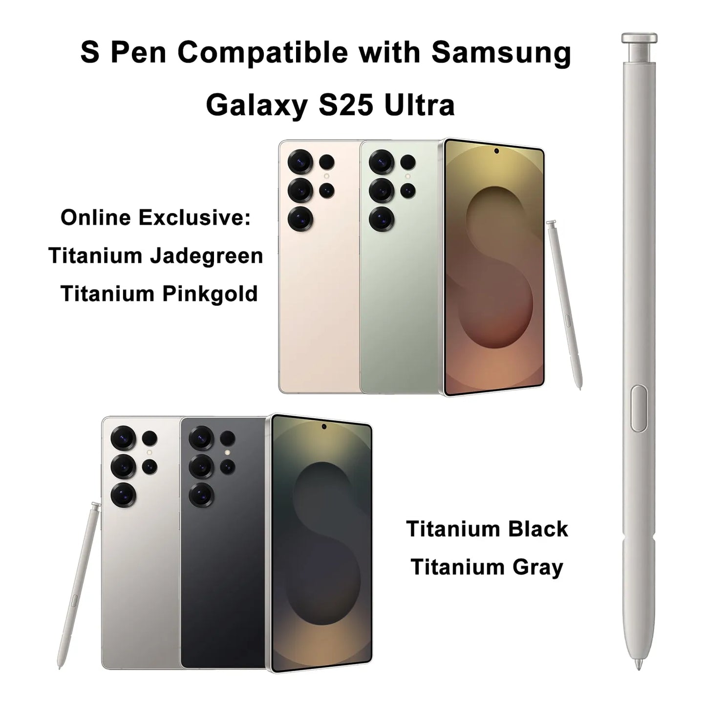 Repuesto S Pen Original Para Samsung Galaxy S25 Ultra Precisión Profesional