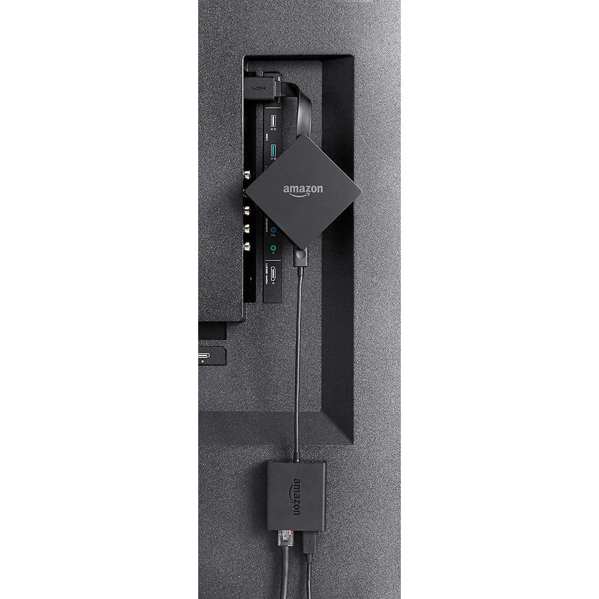 Adaptador Amazon Ethernet Para Fire TV Convierte Tu TV En Smart TV Negro