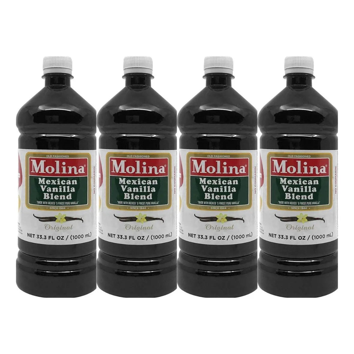 Vainilla Mexicana Molina Extracto De Vainillina 2 Botellas 33.3 Oz Sabor Autentico