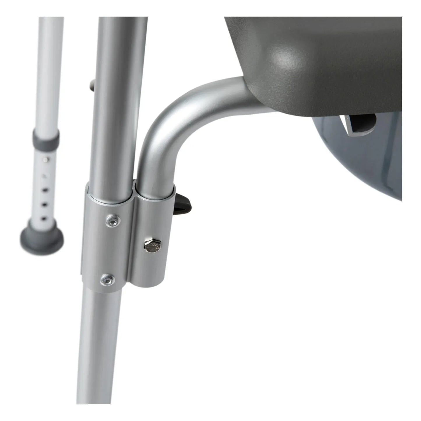 Silla Cómoda Portátil 3 En 1 Para Inodoro Con Brazos Acolchados Y Altura Ajustable
