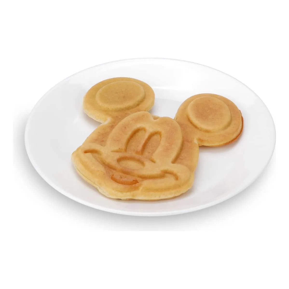 Máquina Para Hacer Gofres Disney DCM1 Classic Mickey Acero Plateado Placas Teflón
