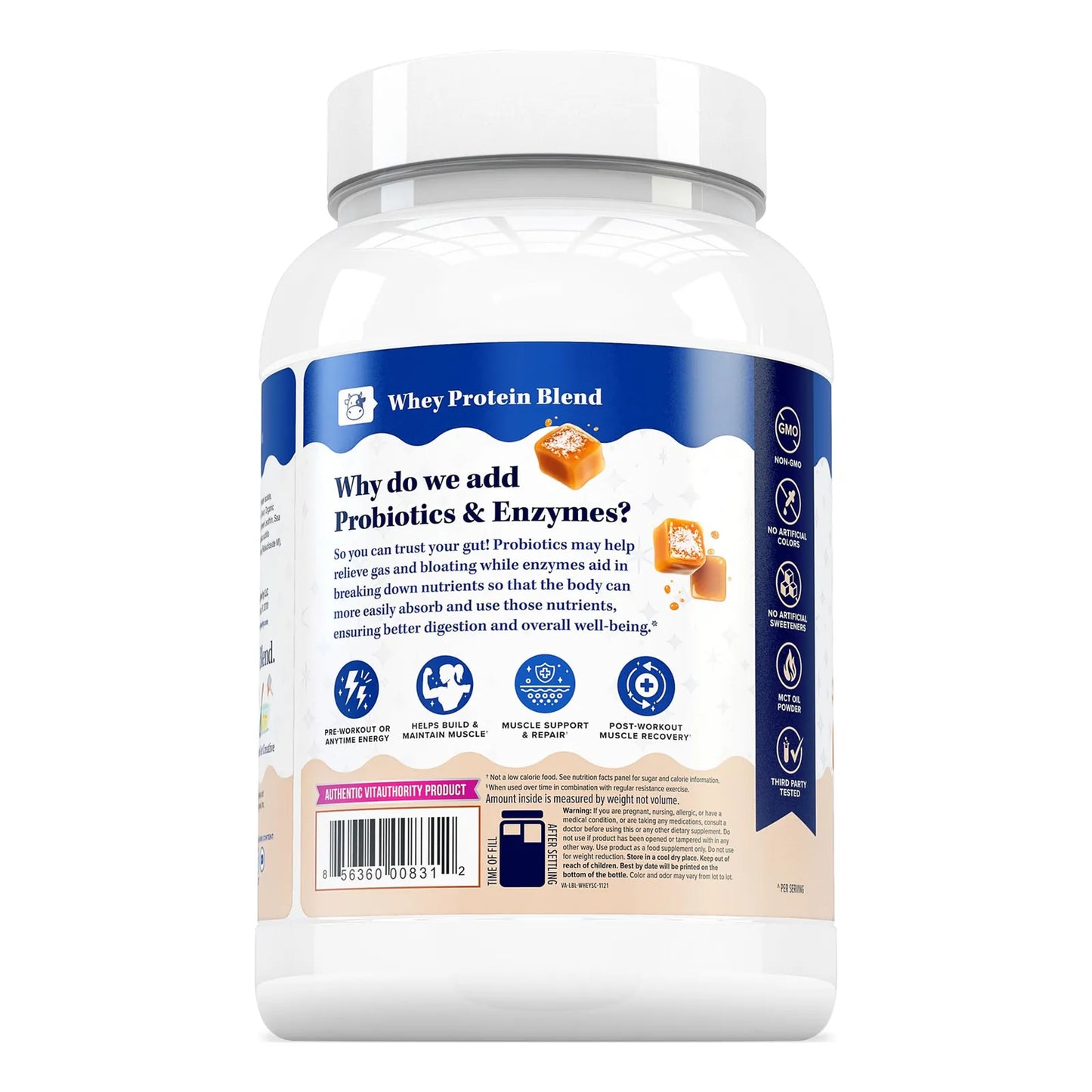 Proteína De Suero En Polvo Para Mujeres Con Probióticos Y Enzimas Digestivas