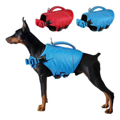 Chaleco Salvavidas Ligero Para Perros Con Alta Flotación Y Seguridad