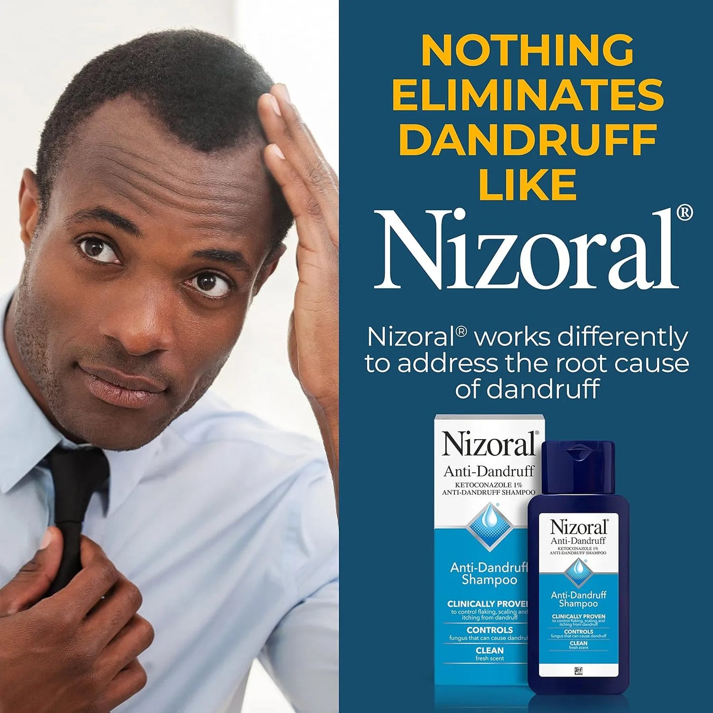 Nizoral Champú Anticaspa 200 Ml Elimina Caspa Picor Y Escamas