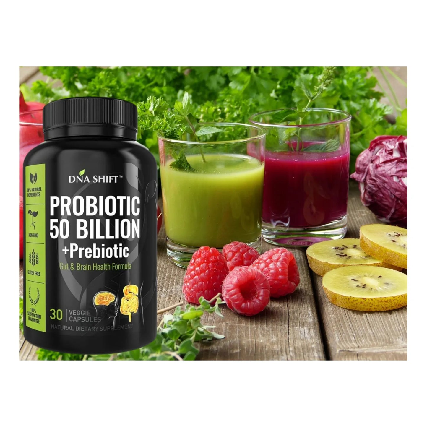 Probióticos 50 Mil Millones UFC 11 Cepas Salud Digestiva E Inmunológica