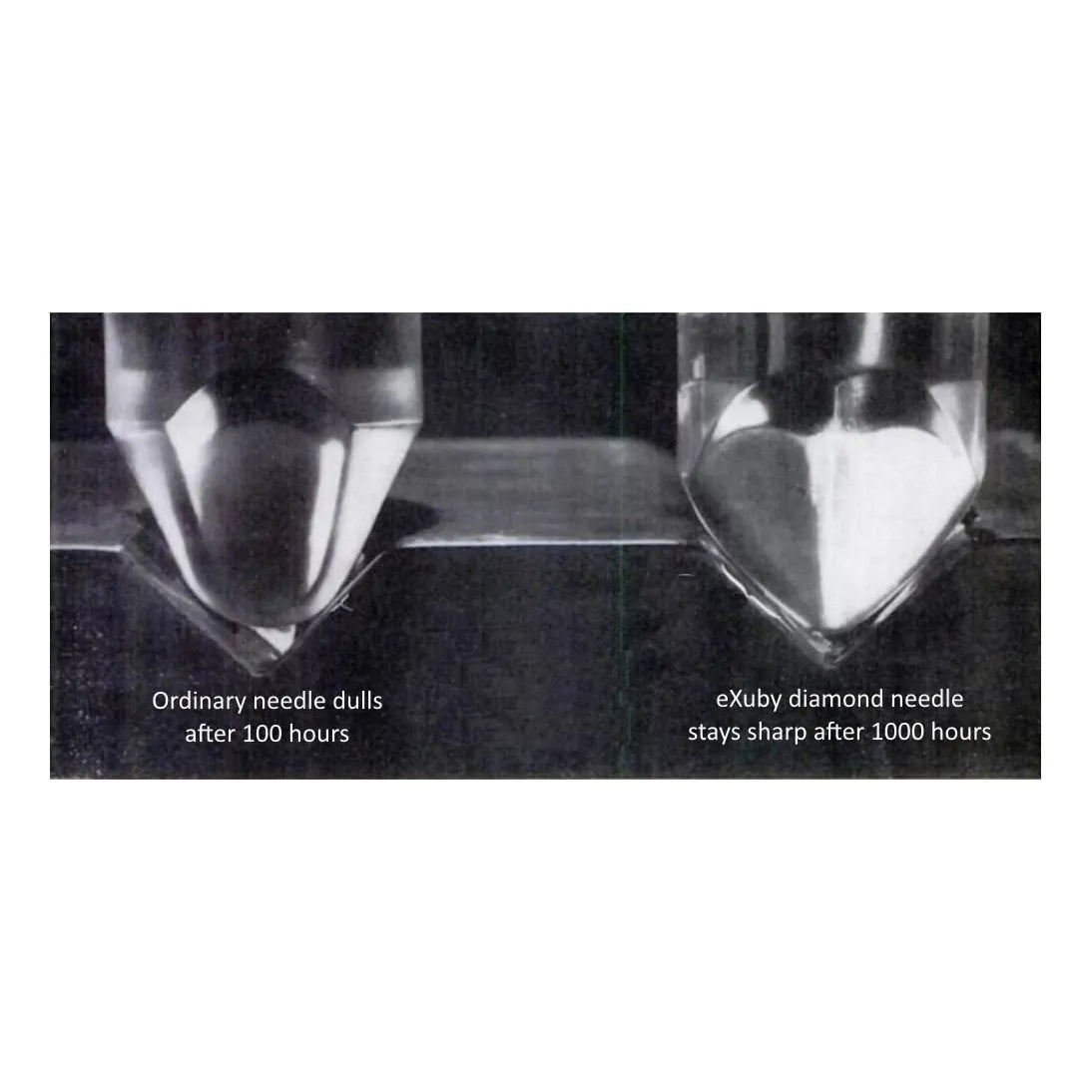 Paquete De Tres Agujas Repuesto Tocadiscos Con Punta Diamante Sonido Superior Y Proteccion Para Vinilos