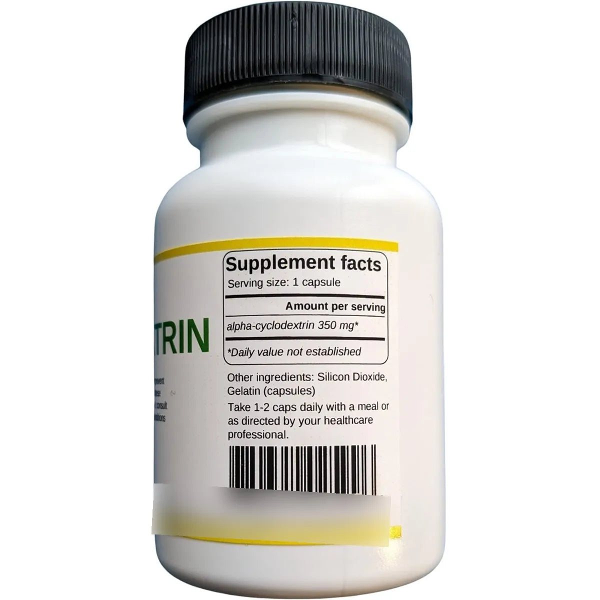 Capsulas Alfa Ciclodextrina 120 Unidades Fibras No Digeribles Importado