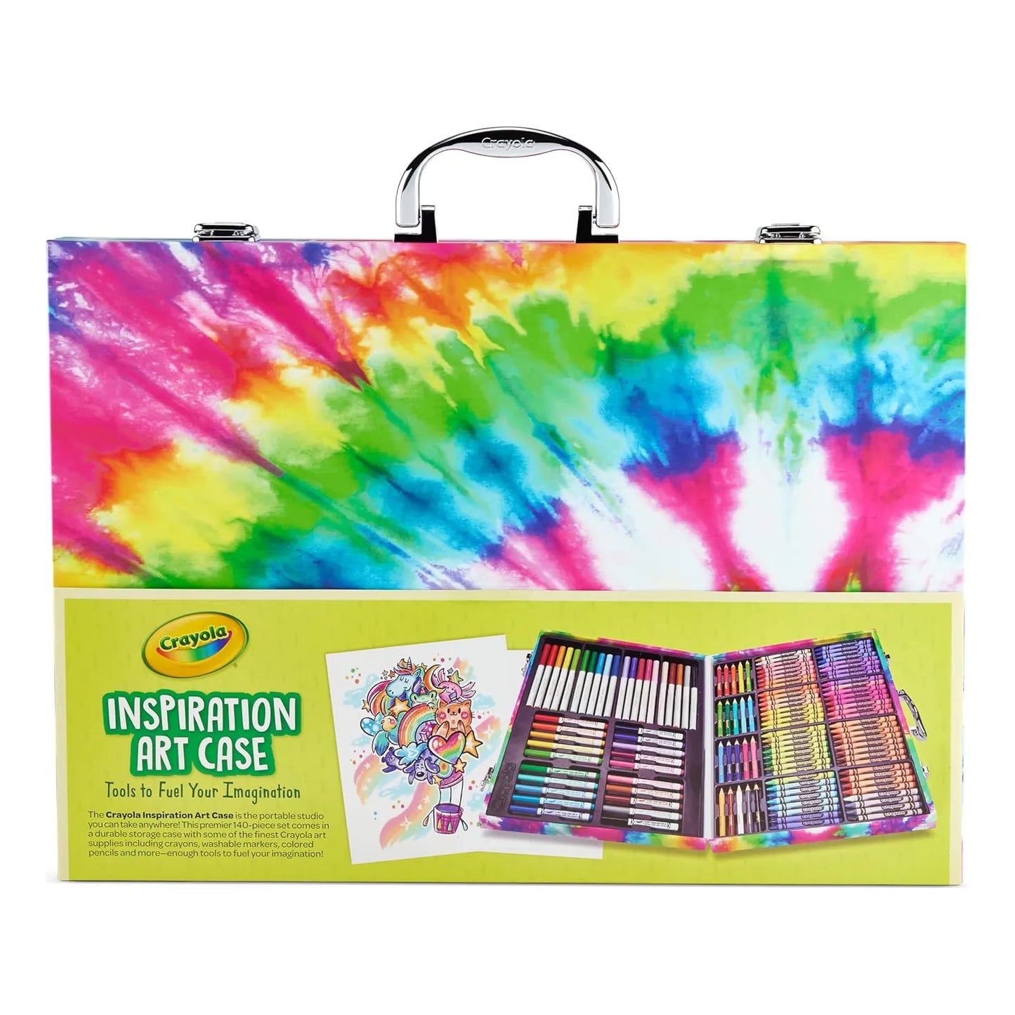 Set De Crayolas Artisticas Crayola Inspiration 140 Piezas Estuche Rosa Portatil