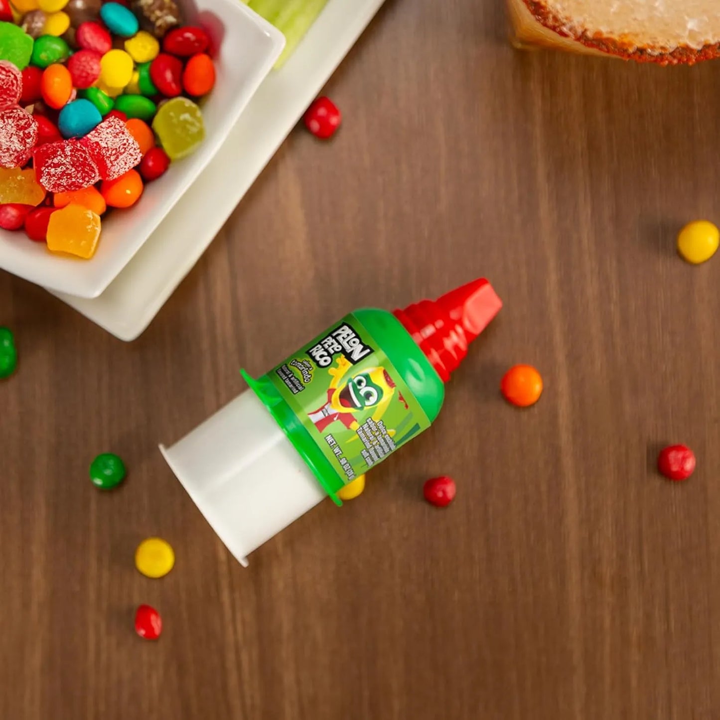 Caramelos Pelon Pelo Rico Sabor Tamarindo Original 36 Botellas Exprimibles