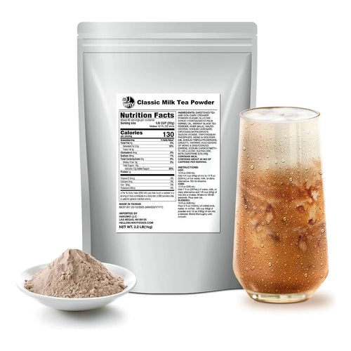 Té Con Leche Clásico J WAY 2.2 Lbs Mezcla Instantánea Para Bebidas Calientes O Frías