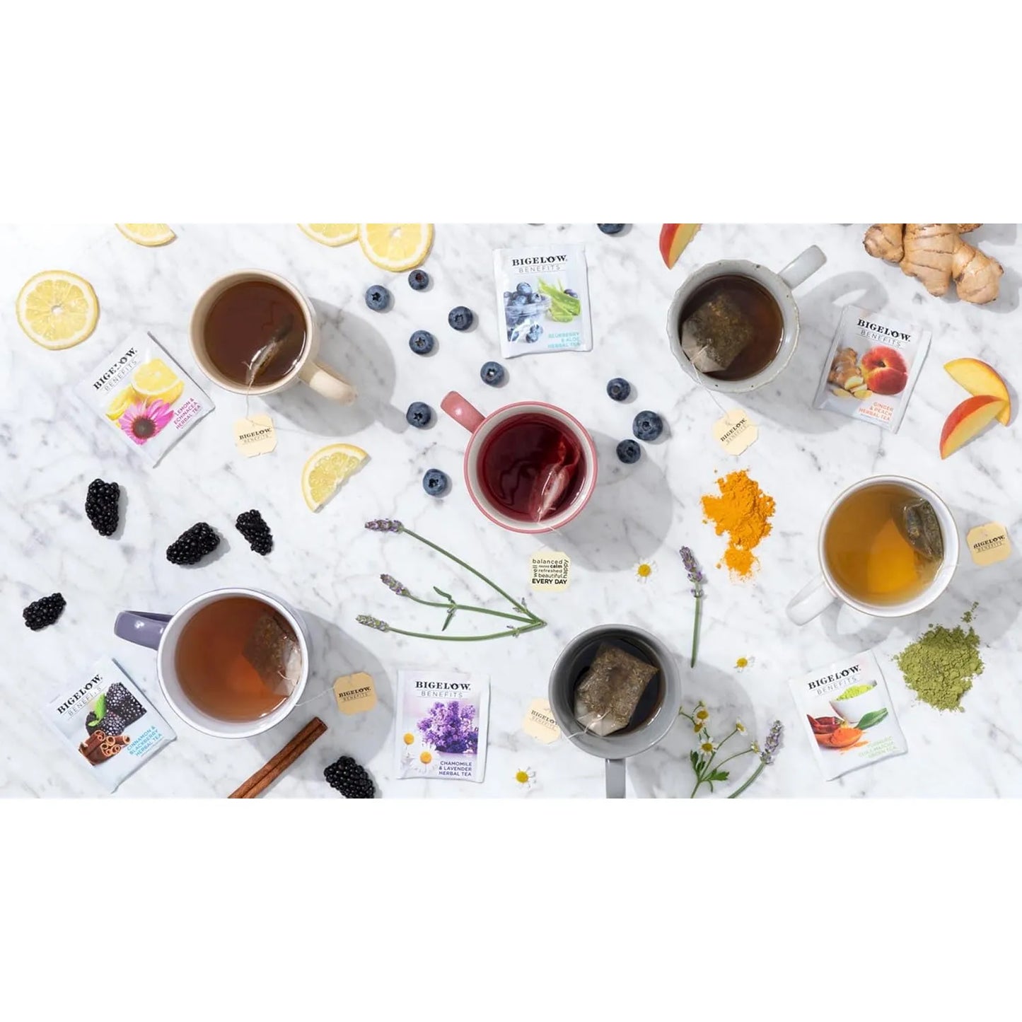 Té Herbal De Manzanilla Y Lavanda Bigelow Benefits Sleep Relajación Y Sueño
