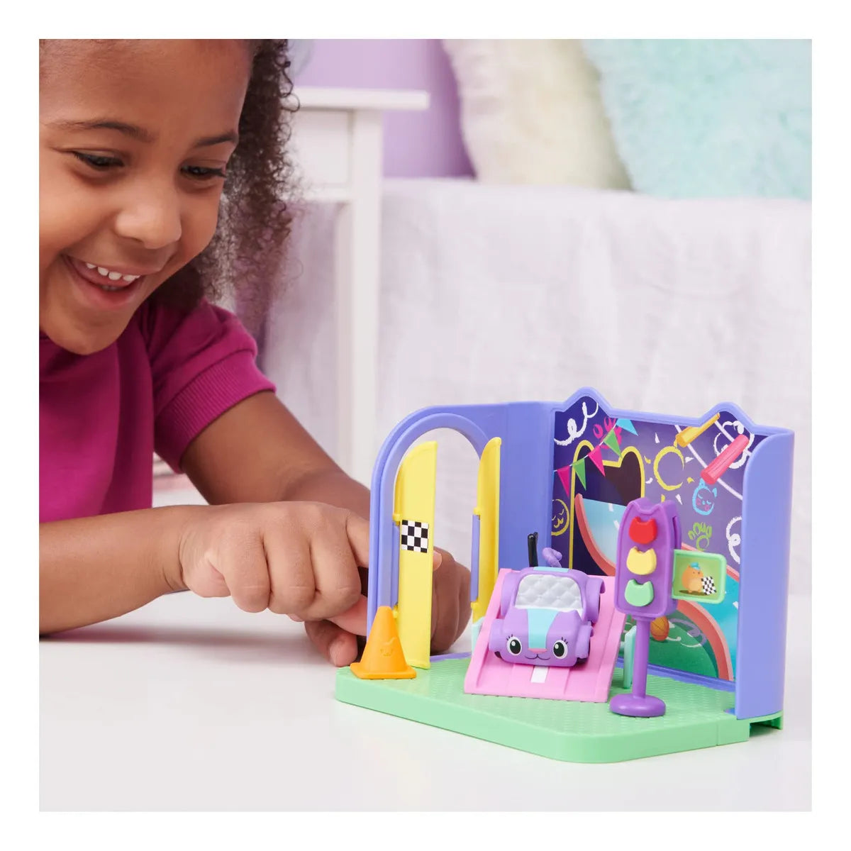 Gabby's Dollhouse Sala De Juegos Carlita Purr-ific Juguete Interactivo Spin Master