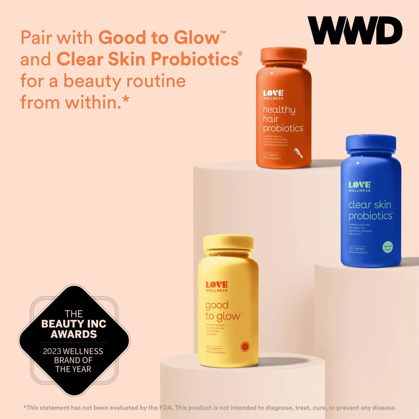 Probióticos Para Cabello Saludable 30 Cápsulas Crecimiento Cabello Grueso Y Brillante
