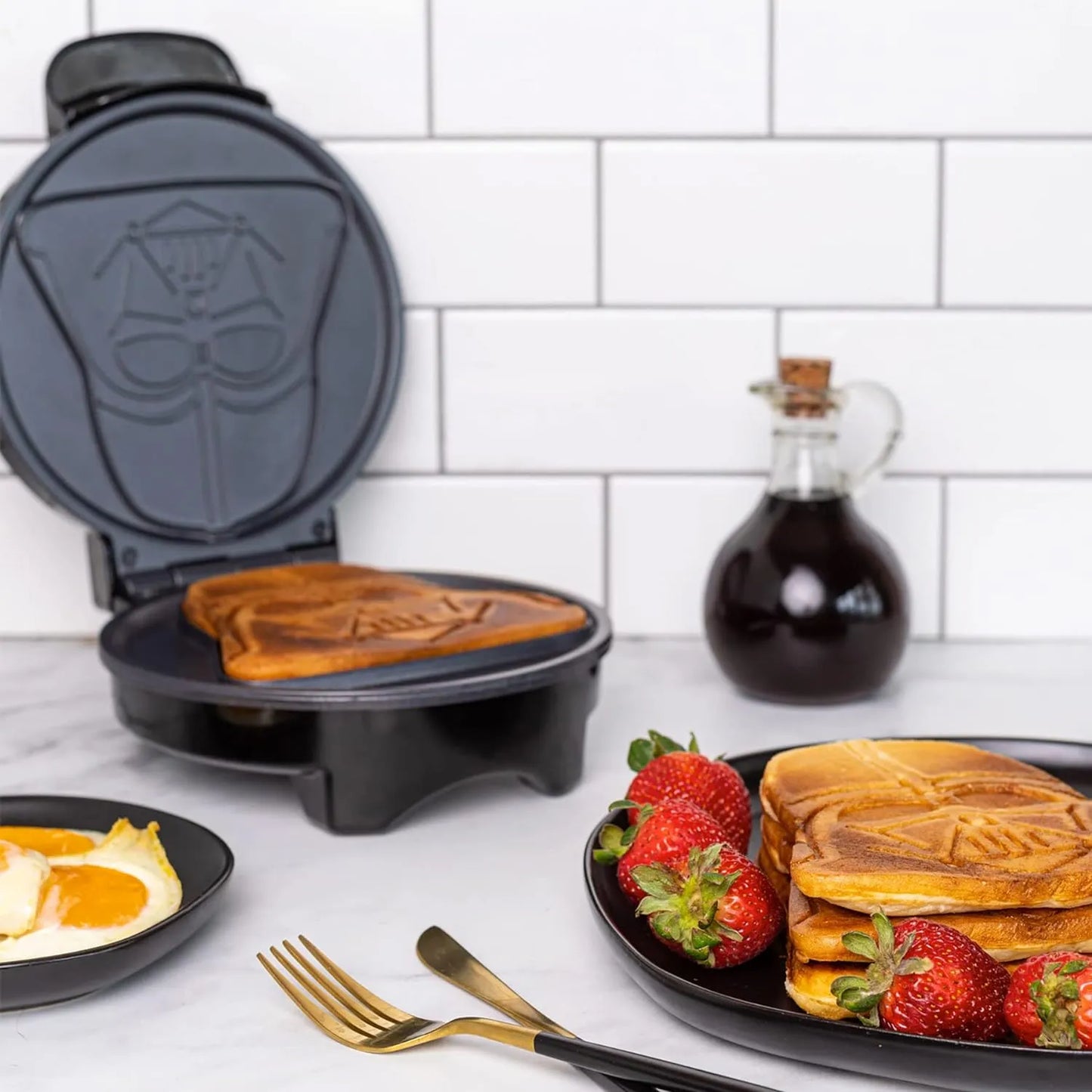 Maquina Para Hacer Gofres Darth Vader Plancha Waffles Star Wars