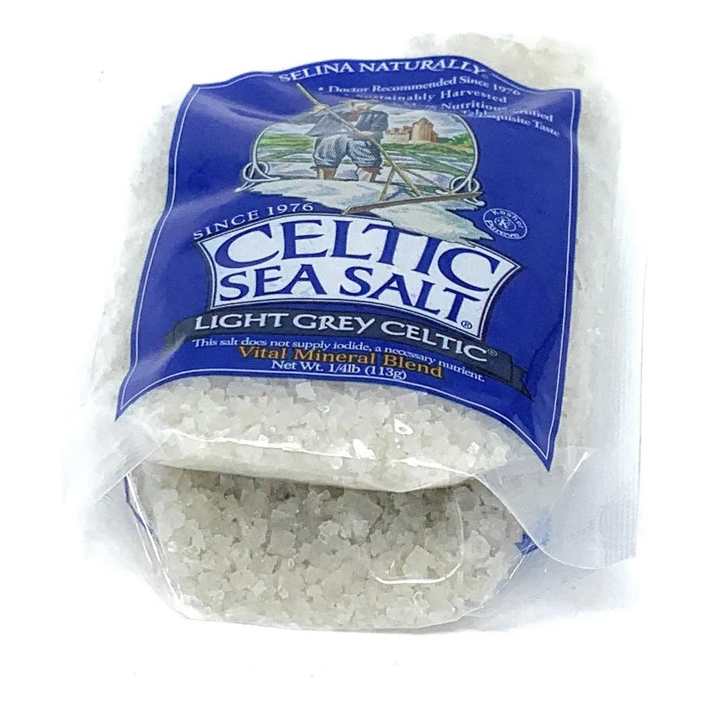 Sal Gruesa Gris Claro Celtic Sea 0 32 Onza Pura Y Natural