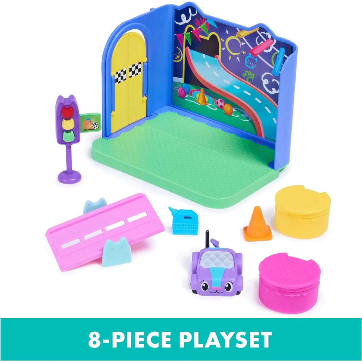 Gabby's Dollhouse Sala De Juegos Carlita Purr-ific Juguete Interactivo Spin Master