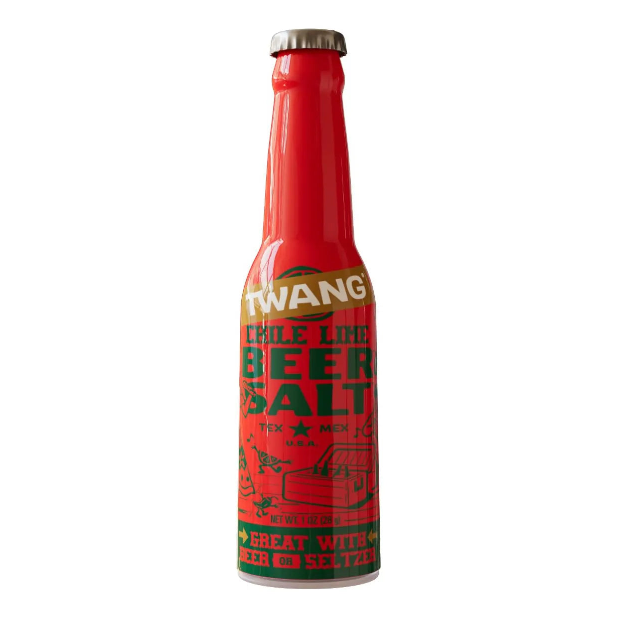 Sal De Cerveza Sabor Lima Chile Twang 24 Unidades Ideal Para Cócteles Y Bebidas