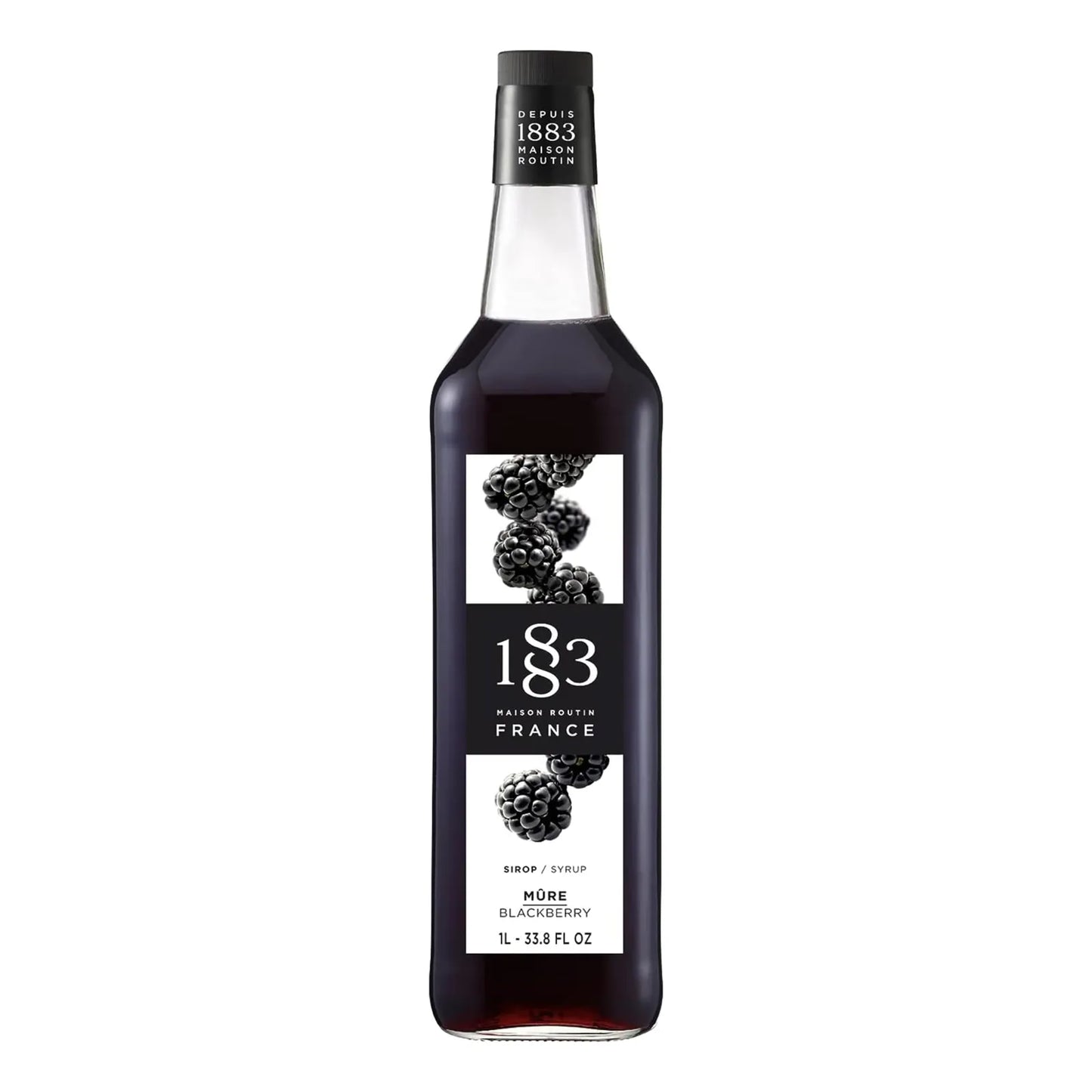 Sirope De Mora Artesanal 1 Litro Botella De Vidrio Natural Sin Conservantes