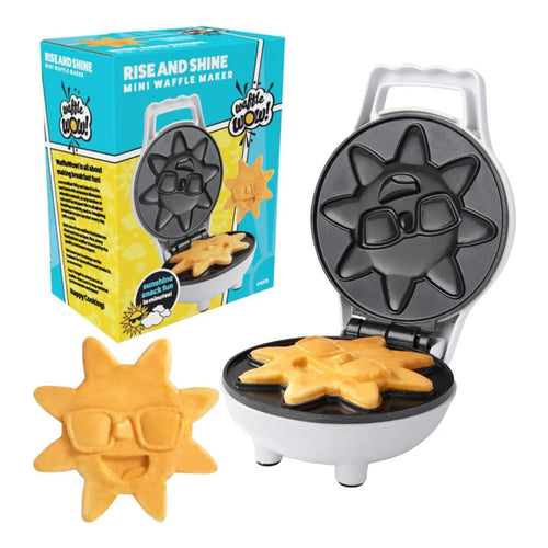 Mini Waflera Solar Rise Shine Waffles Individuales Divertidos Antiadherente