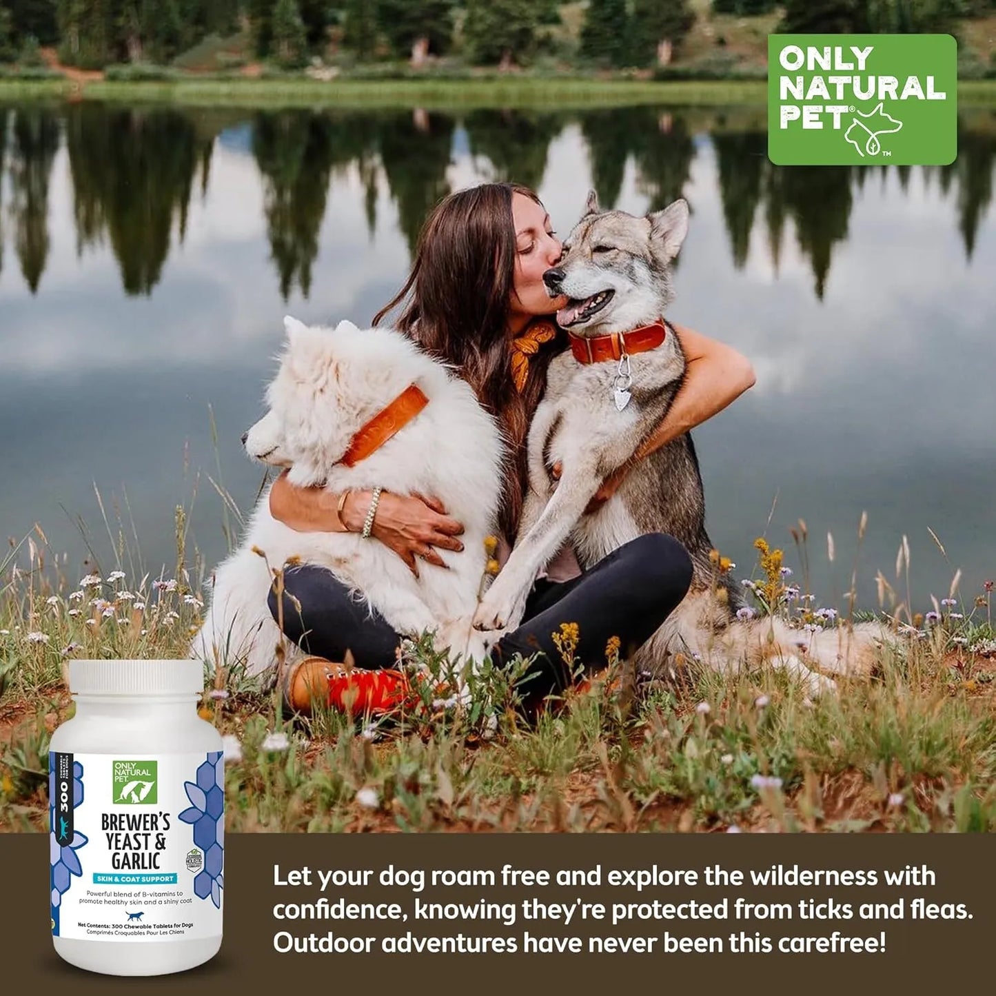 Masticables Naturales De Levadura Y Ajo Para Perros Protección Natural Contra Pulgas Y Garrapatas