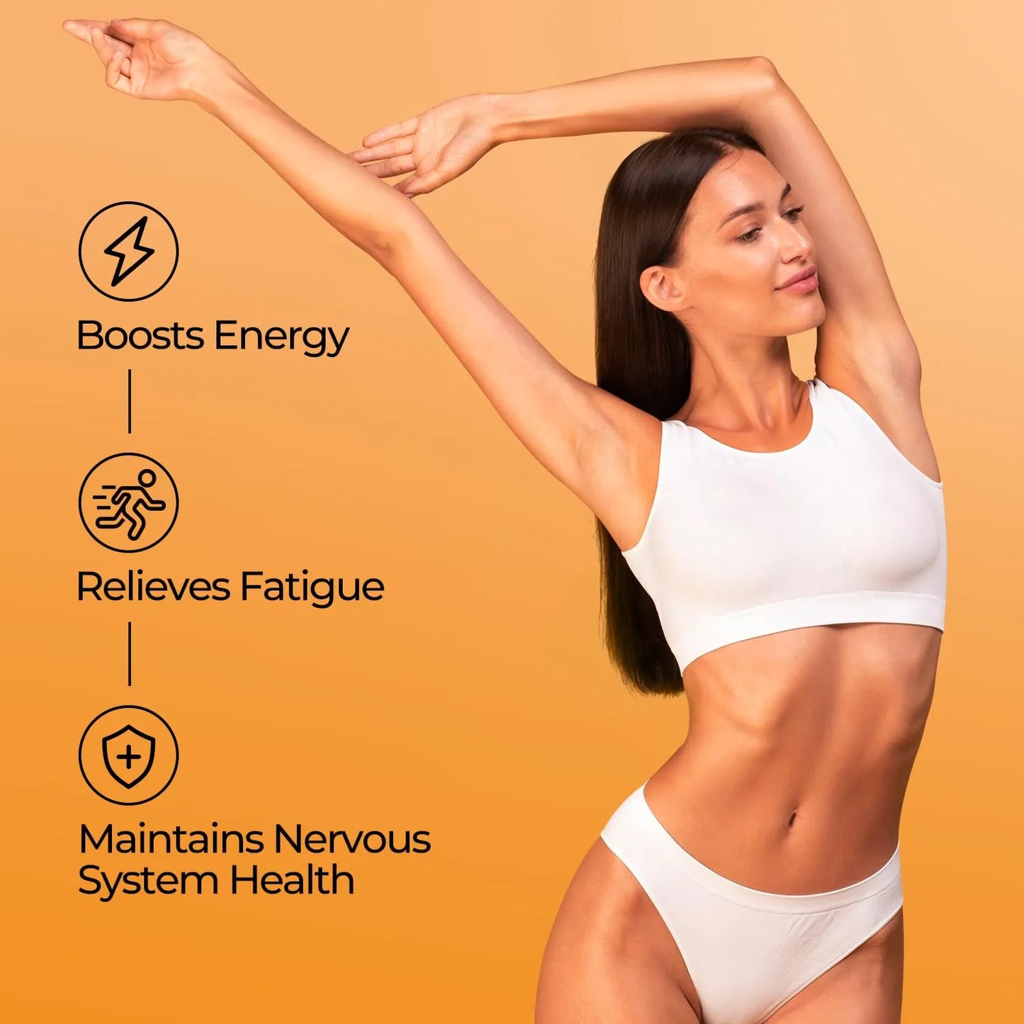Cápsulas Mega Vitamina B Complejas 8 Vitaminas Salud Celular Vegano 90 Cápsulas