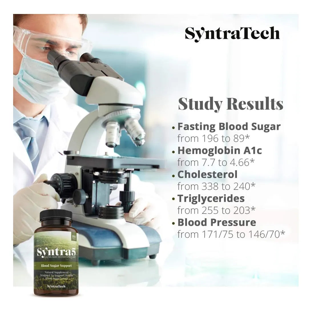 Syntra5 180 Capsulas Energia Y Vitalidad Formula Avanzada Usa