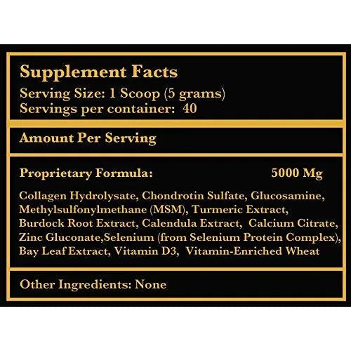 Suplemento Articular Para Perros Y Gatos Con Condroitina Cúrcuma Glucosamina MSM