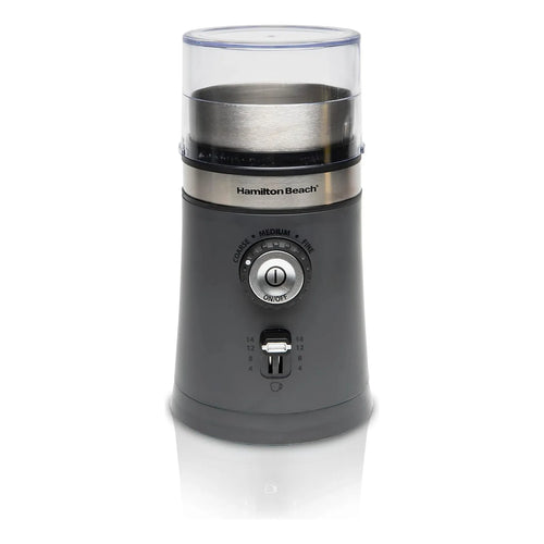 Molinillo De Café Eléctrico Hamilton Beach Ajustable 14 Tazas Acero Inoxidable