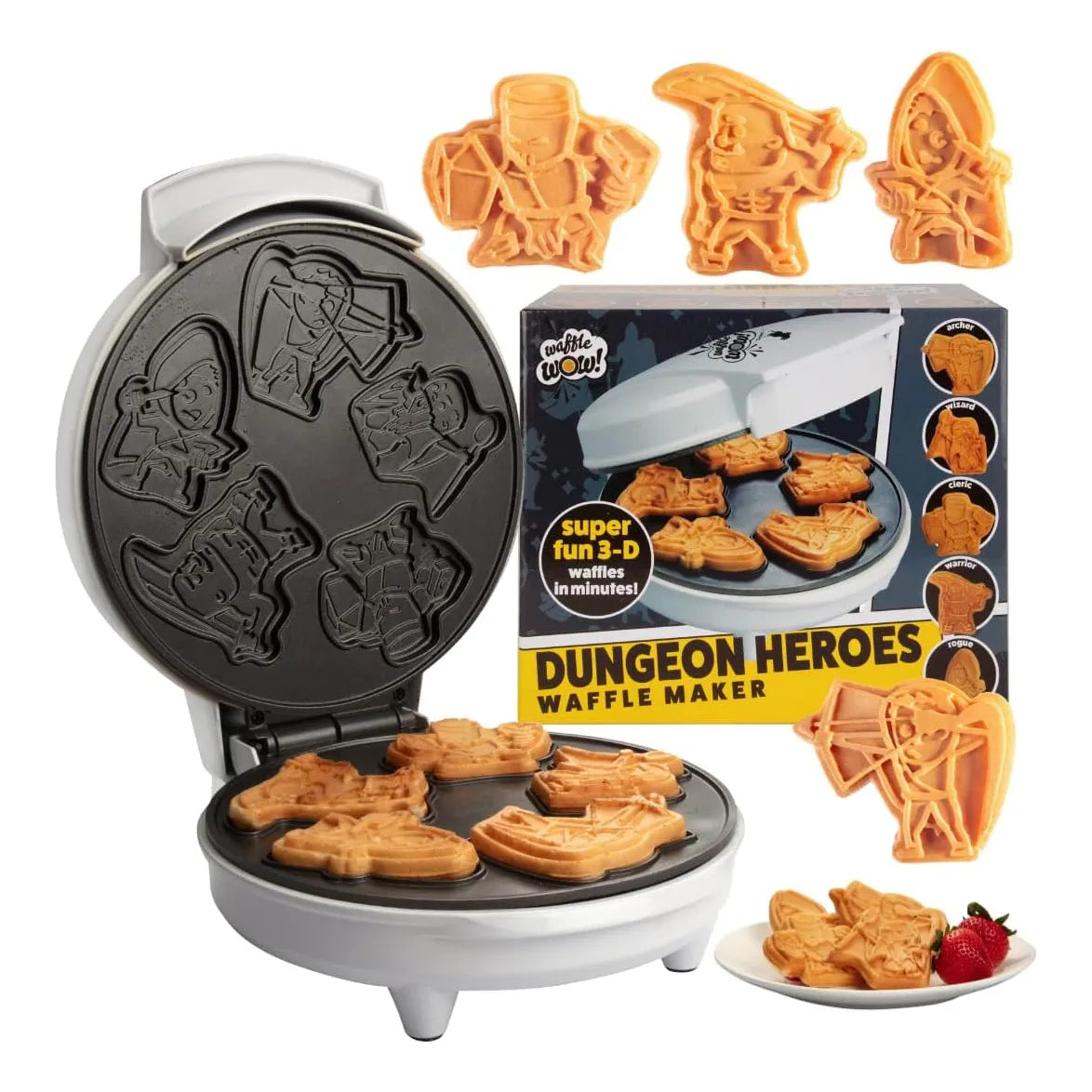 Máquina De Gofres De Fantasía Dungeon Heroes Desayunos Divertidos