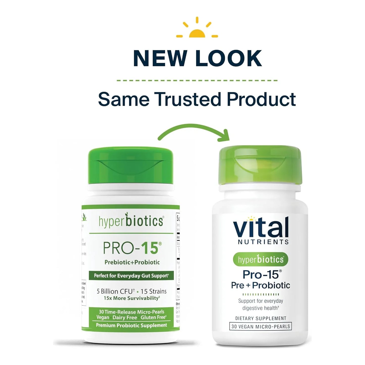 Probiótico 15 Cepas Hyperbiotics Vital Nutrients Apoyo Digestivo E Inmunológico