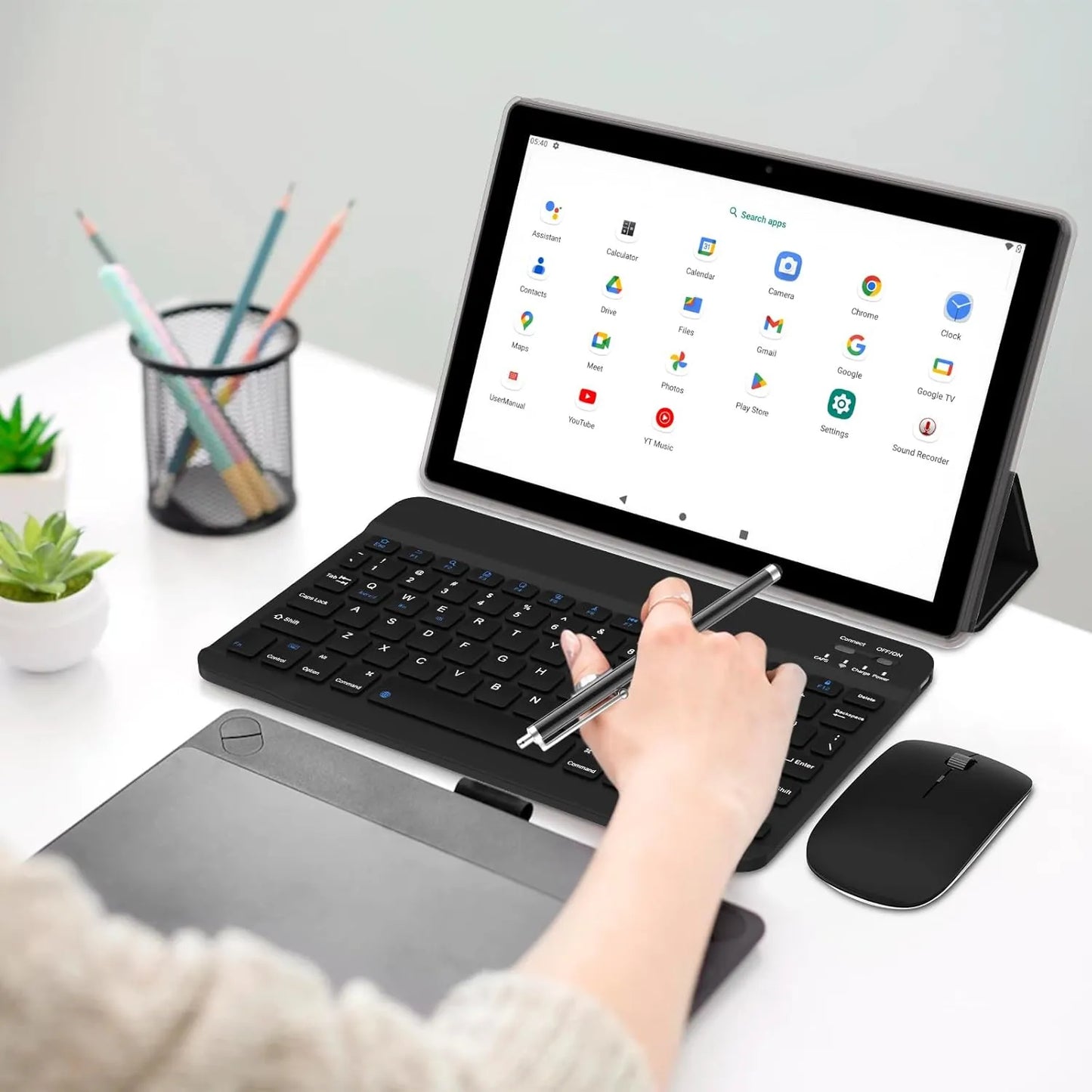Tablet 10 PuLG 2 en 1 Teclado Mouse Incluido 6GB RAM 128GB Wi-Fi 6