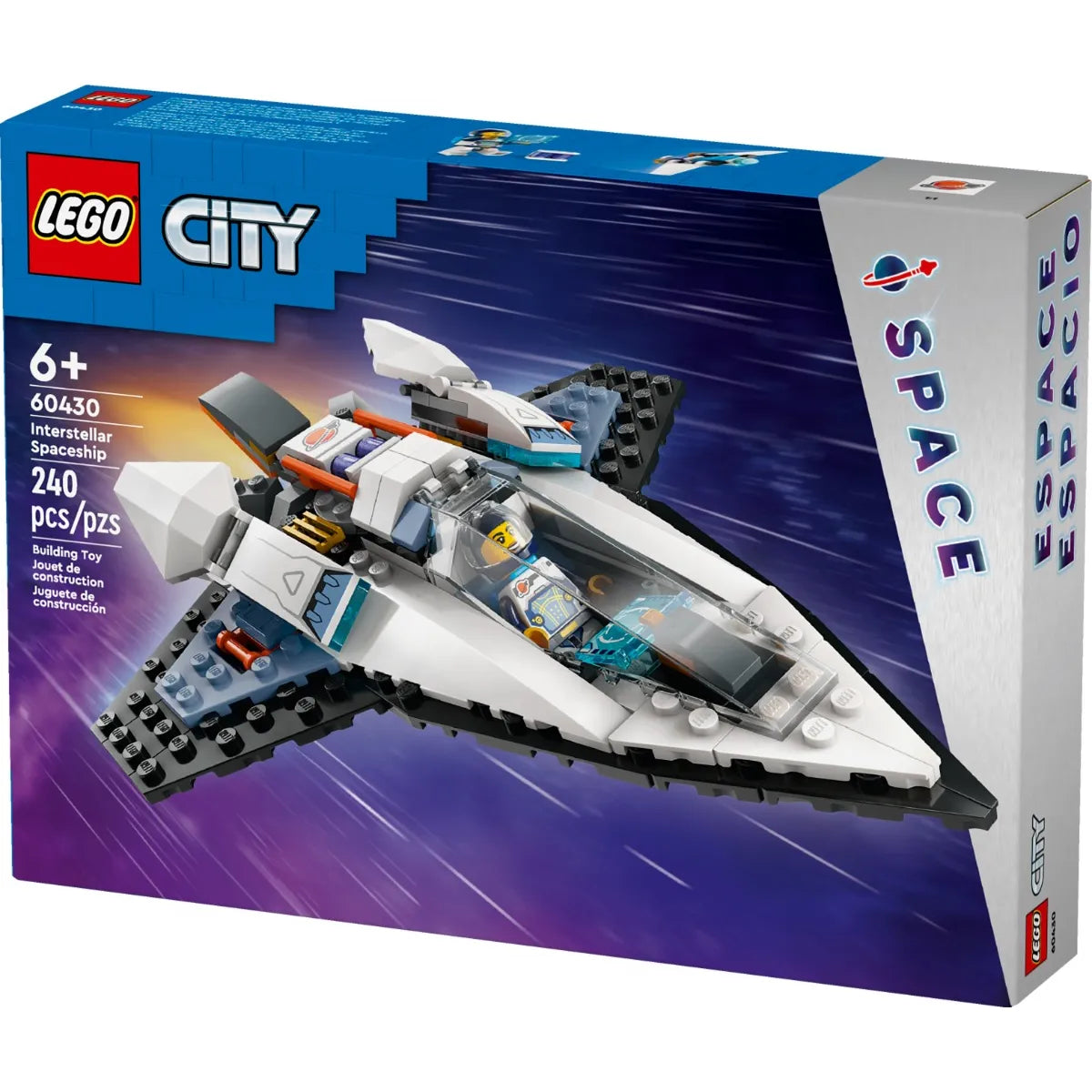 Set Lego City Space 60430 Nave Espacial Interestelar 240 Piezas Diversión Educativa