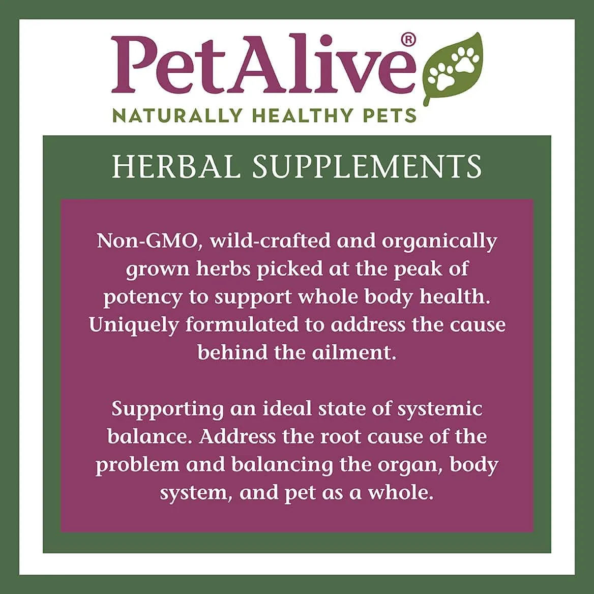 Capsulas PetAlive C-Caps Salud Celular E Inmunologica Para Perros Y Gatos 60 Unidades