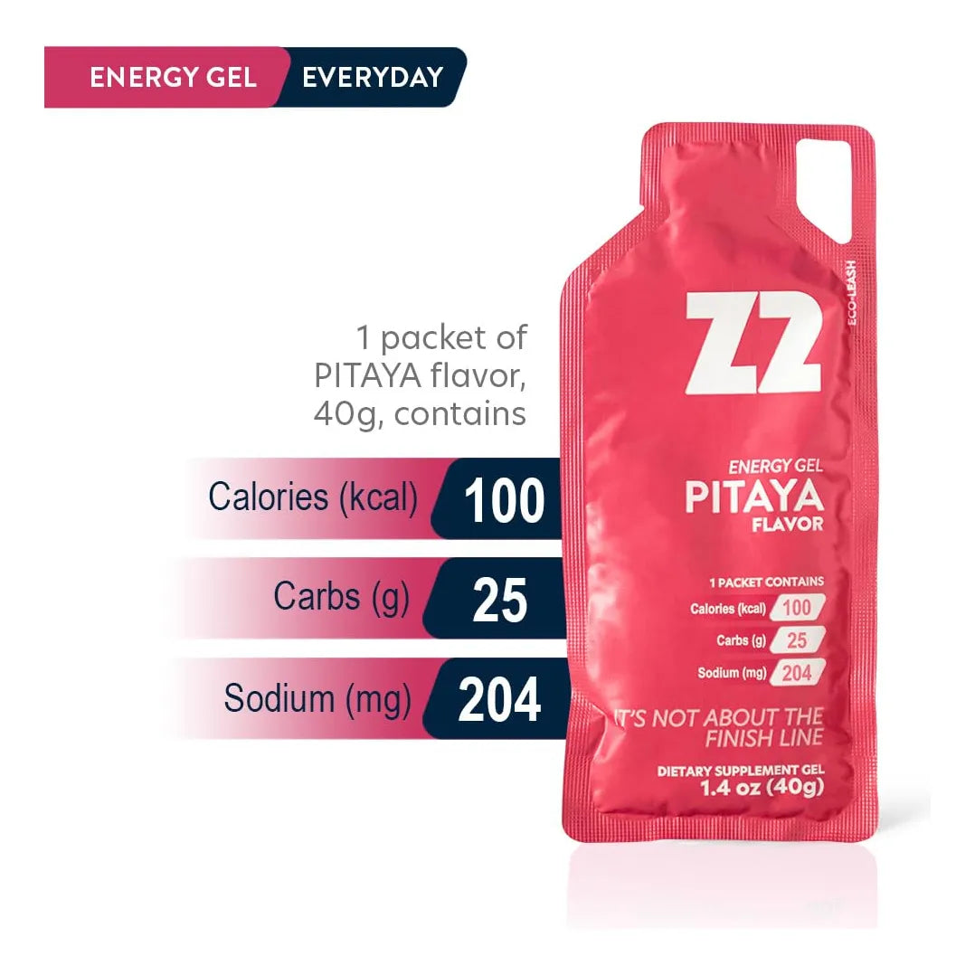 Gel Energizante Pitaya Con Electrolitos Aumenta Resistencia Entrenamiento Ciclismo Running