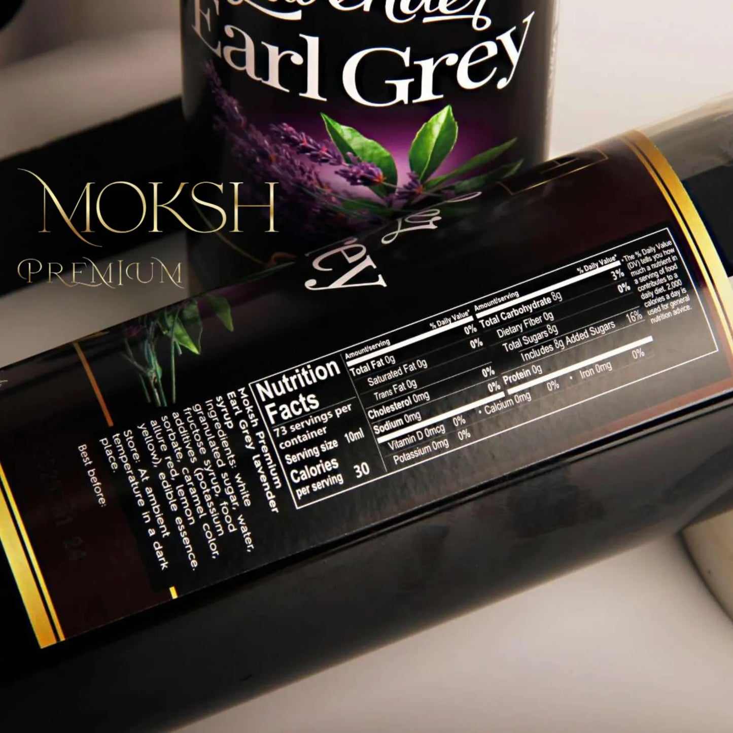 Sirope De Lavanda Earl Grey 700ml Para Café Y Bebidas Gourmet