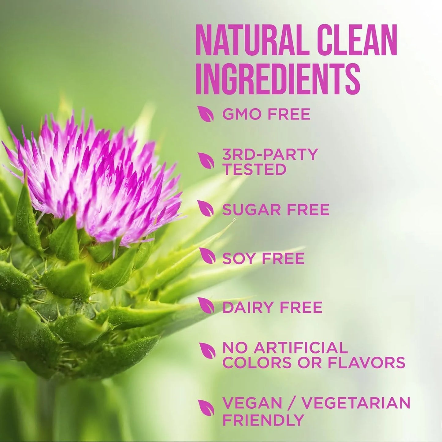Extracto De Cardo Mariano Y Diente De León 1000 Mg Suplemento Hepático Natural