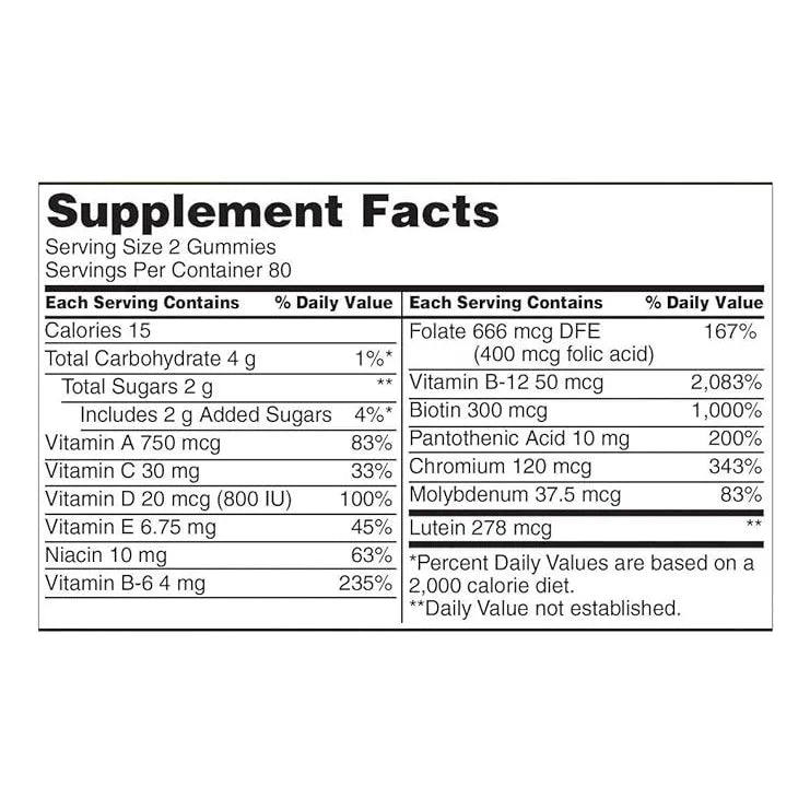 Multivitamínico En Gomitas Kirk - Imagen 3
