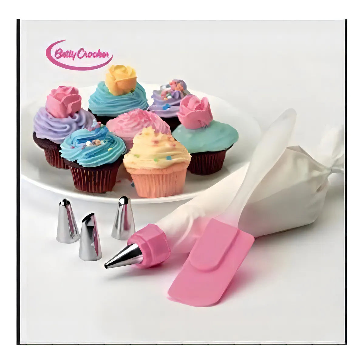 Máquina De Cupcakes Betty Crocker BC-2930CRT Rosa 7 Unidades Rápido Y Fácil