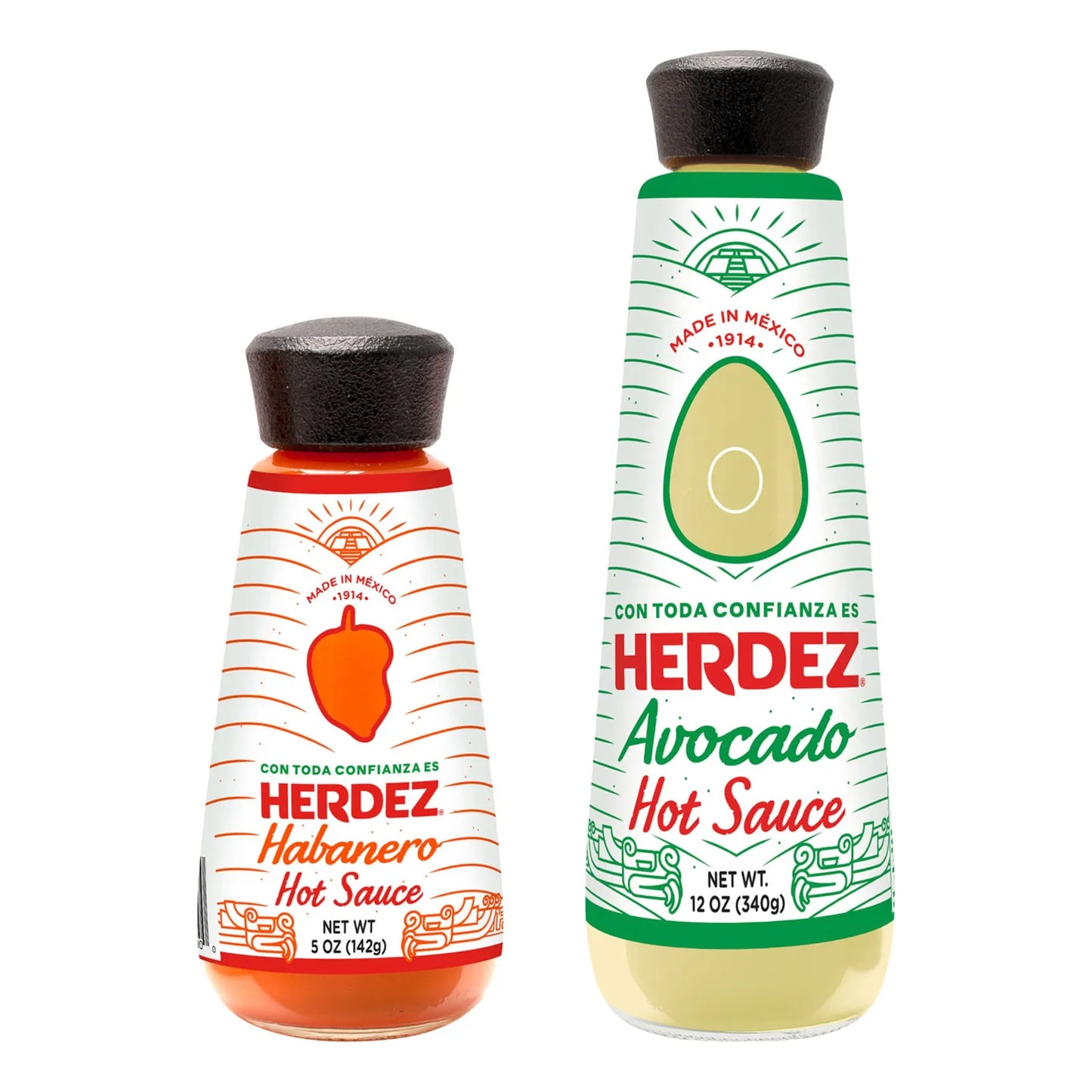 Salsa Picante De Aguacate Y Habanero Paquete De 2 Cremosa Y Natural