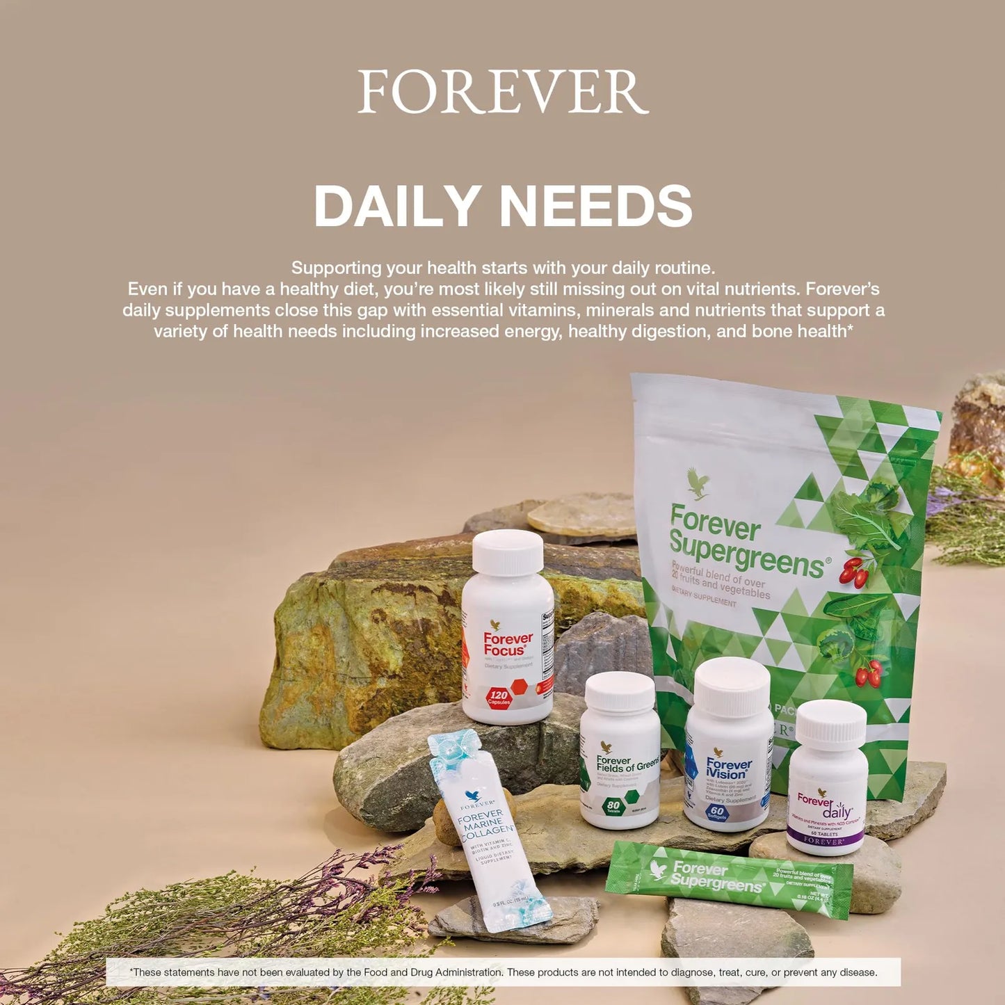 Forever Fields Of Greens Suplemento Superalimenticio Verde Con Hierba De Cebada Pasto De Trigo Y Alfalfa 80 Tabletas