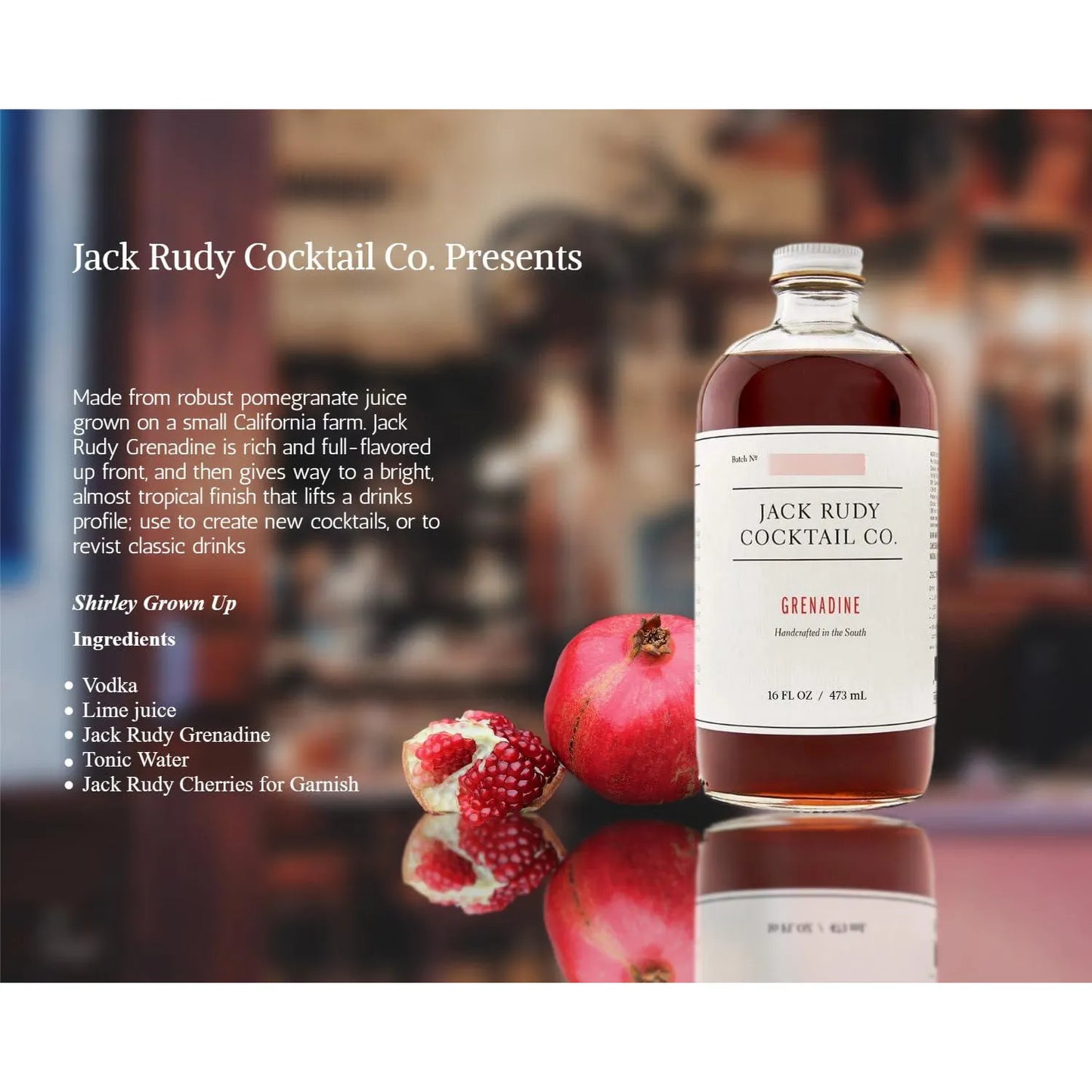 Tónico Artesanal Jack Rudy Para Cócteles Premium 237 Ml