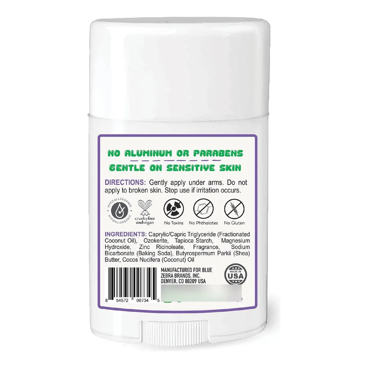 Desodorante Niños Natural Fresh Monster Hipoalergenico X 3 Frescura Sin Irritaciones