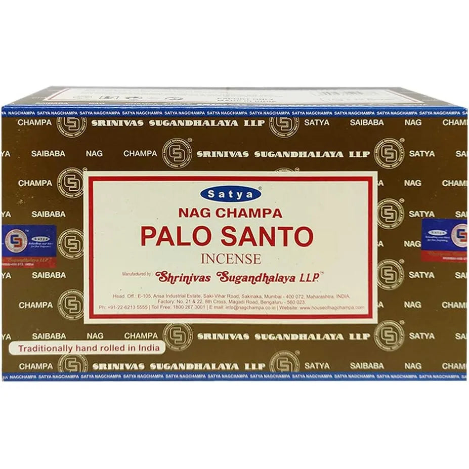 Palitos De Incienso Palo Santo Con Soporte Kit Purificador Aromatico Natural