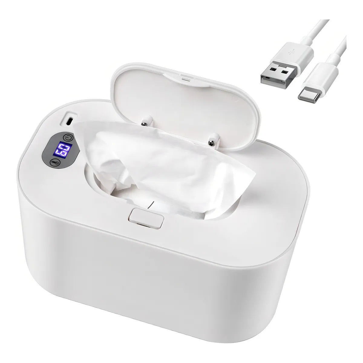 Calentador Portatil De Toallitas Para Bebes Con Control De Temperatura Calidez Instantanea