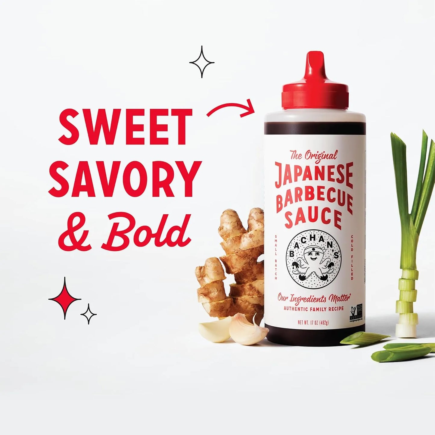 Salsa Japonesa Bachan's Paquete De Dos Sabores Original Y Picante Sin OMG Vegana