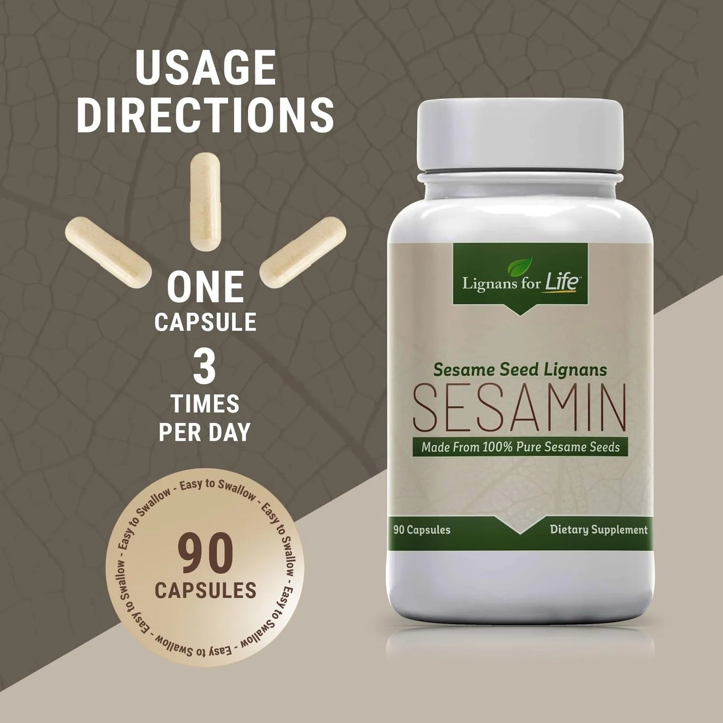 Extracto De Sésamo 540 Mg Con Sesamina Y Sesamolina Suplemento Salud Hepática Y Piel