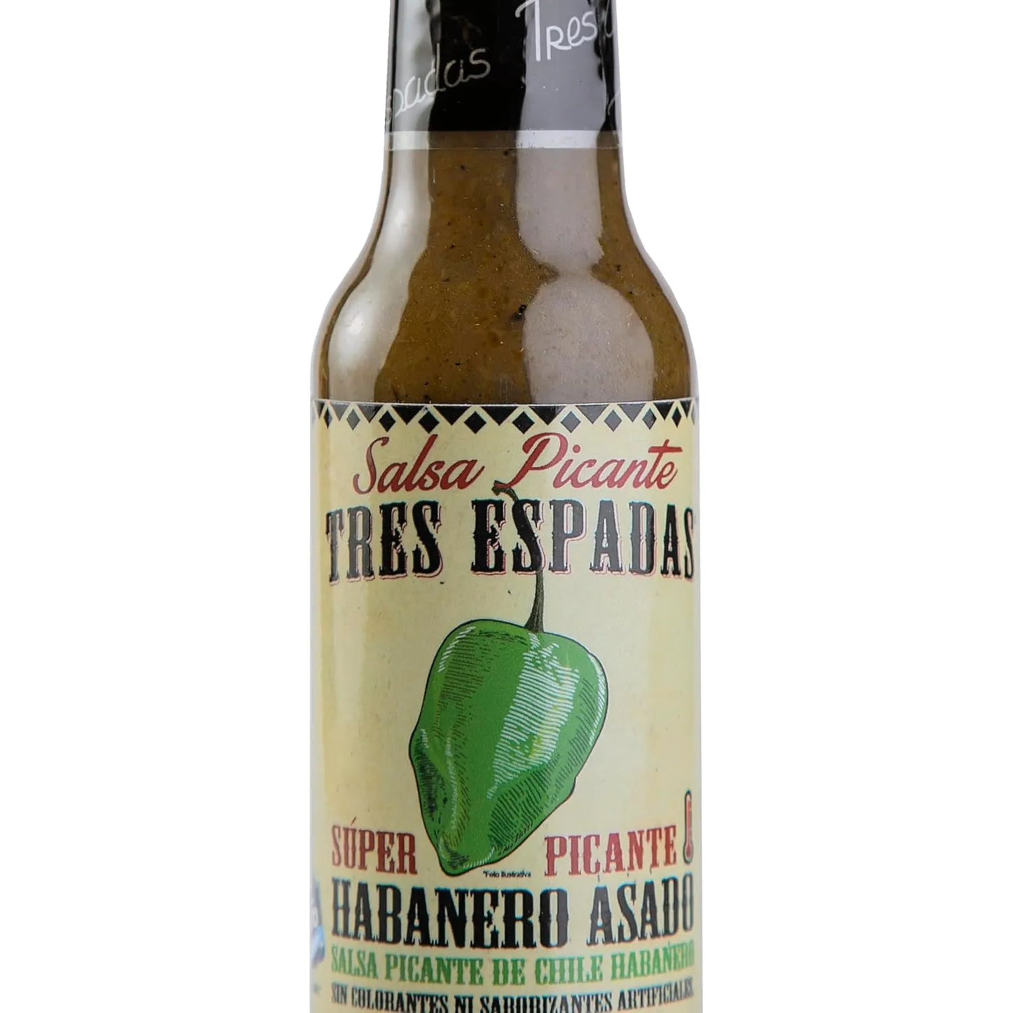 Salsa Picante Habanero Mexicana Pack X3 Botellas 150ml Sabor Gourmet