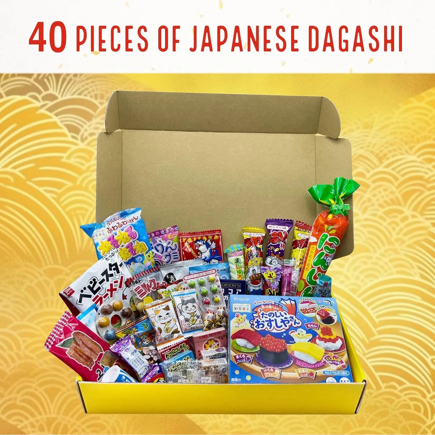 Surtido De Botanas Japonesas 40 Piezas 32 Tipos Dagashi Ohimesama