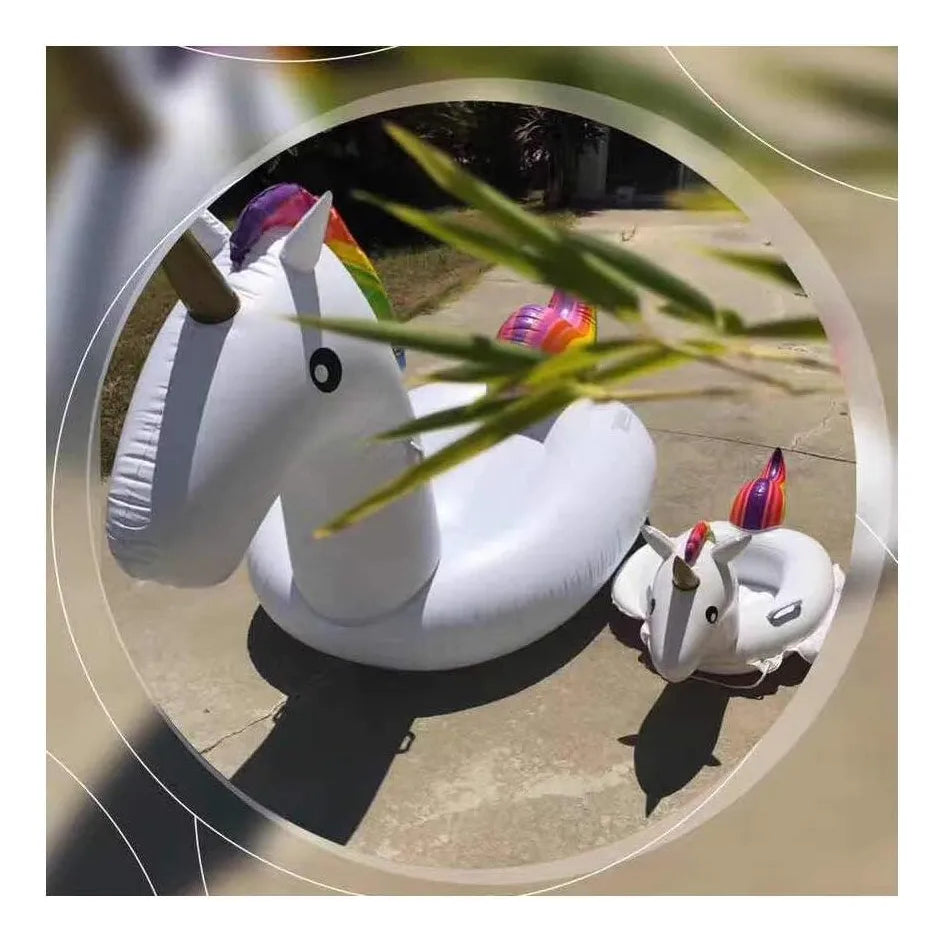 Flotador De Piscina Para Bebés Unicornio Seguro Y Divertido