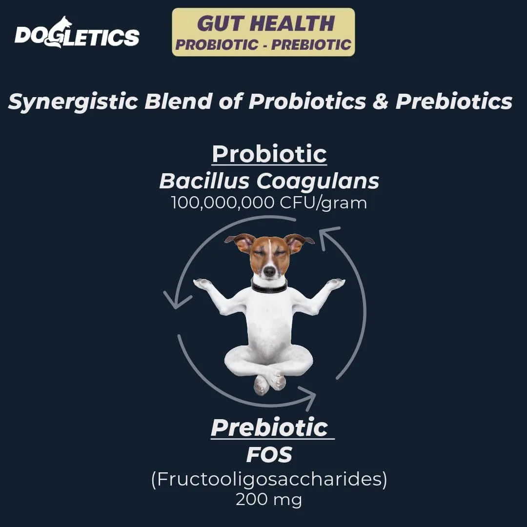 Probiótico Prebiótico Salud Intestinal 90 Unidades Apoyo Mic Perros
